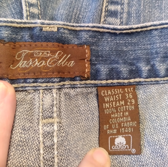 2/$15 Tasso Elba 36 x 29 Classic Fit Jeans - Picture 2 of 4